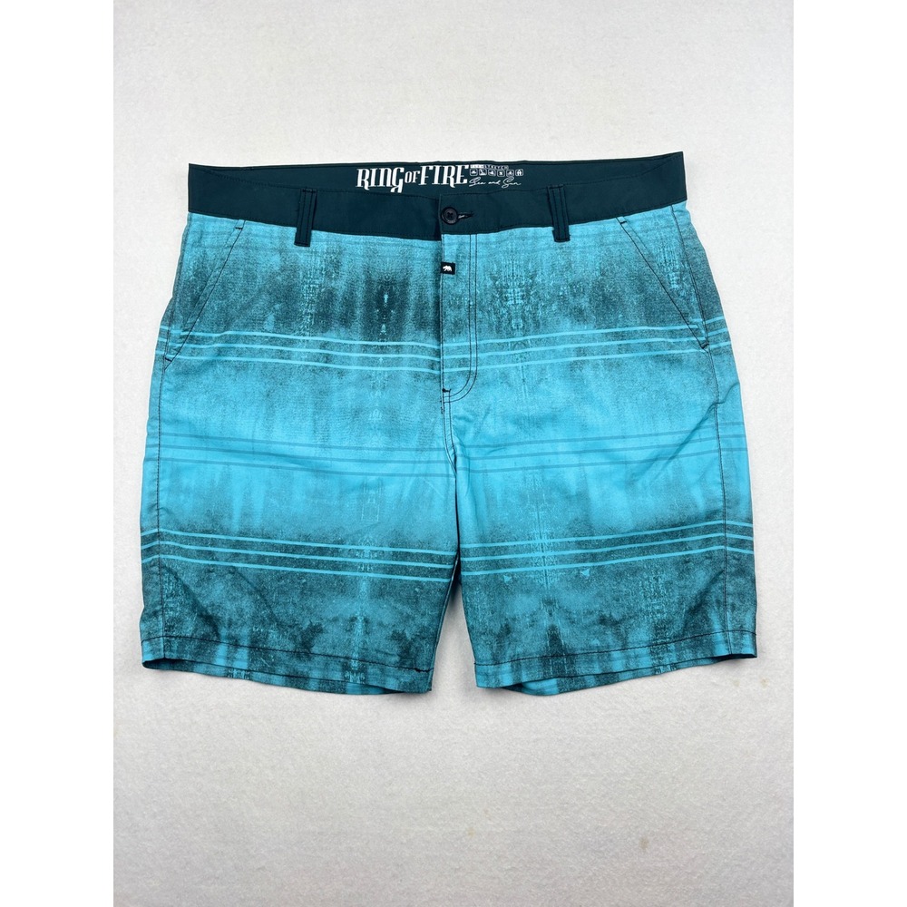 Ring of Fire Hybrid Board Shorts Mens 38 Stretch‎ Swim Surf Shorts